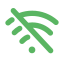 Offline and 4G connectivity icon