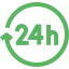 24/7 bookings icon