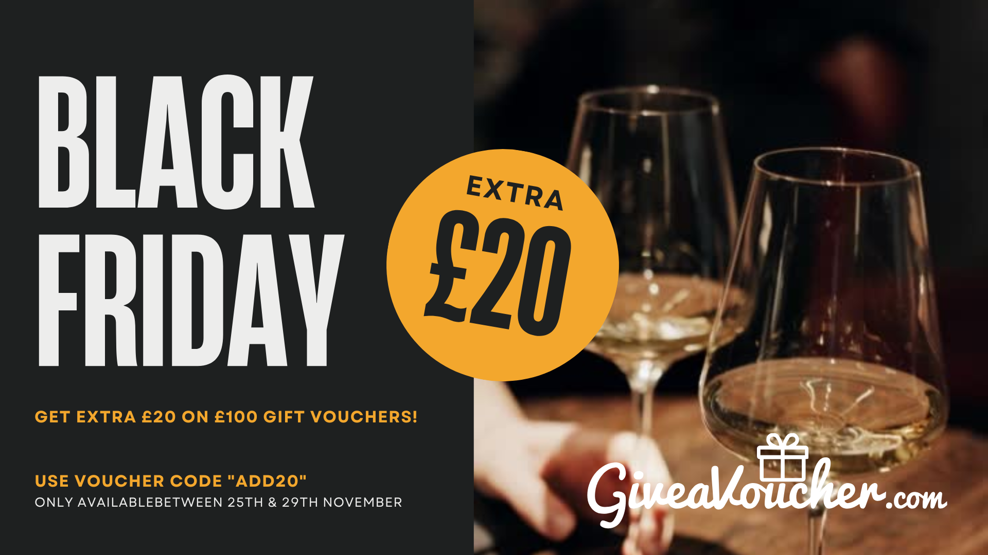 Example giveavoucher promotion on a tablet screen